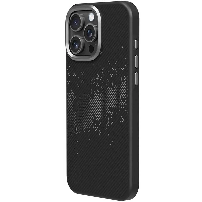 TPU Case Sparkle Matrix MagFit для Apple iPhone 16 Pro – Grey. Фото 3 з 5