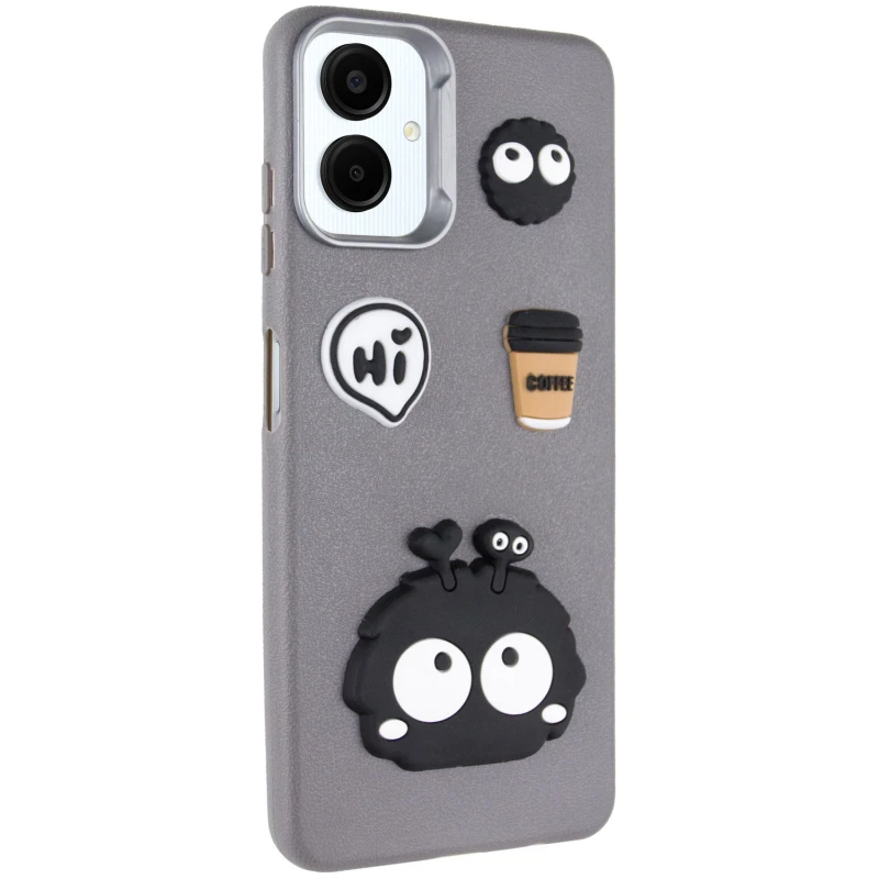 Чохол Labubu Toys для Samsung Galaxy A06 – Monster / Grey. Фото 2 з 7