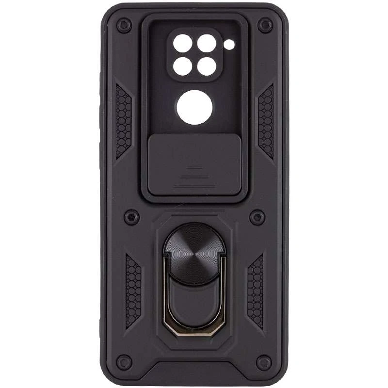 Протиударний чохол Serge Ring з захистом камери на Xiaomi Redmi Note 9 / Redmi 10X – Чорний. Фото 2 з 5