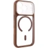 Чохол TPU GETMAN Moon Clear with MagSafe для Apple iPhone 17 Pro Max (6.9") – Brown. Фото 2 з 6