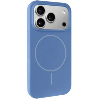 Чехол Silk Full Protective (AA) NO LOGO with Magnetic Fit для Apple iPhone 18 Pro — Синий / Ocean Blue