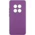 Кольоровий силіконовий чохол GETMAN із закритою камерою для Xiaomi Redmi Note 14 Pro 4G – Фіолетовий / Grape. Фото 1 з 1