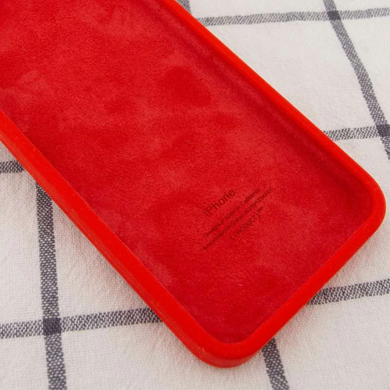 Чохол Silicone Case Square з захистом камери на Apple iPhone XR (6.1") – Червоний / Red. Фото 2 з 3