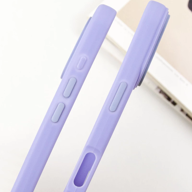 TPU+PC чохол Stand case для Apple iPhone 16 – Light blue. Фото 4 з 7