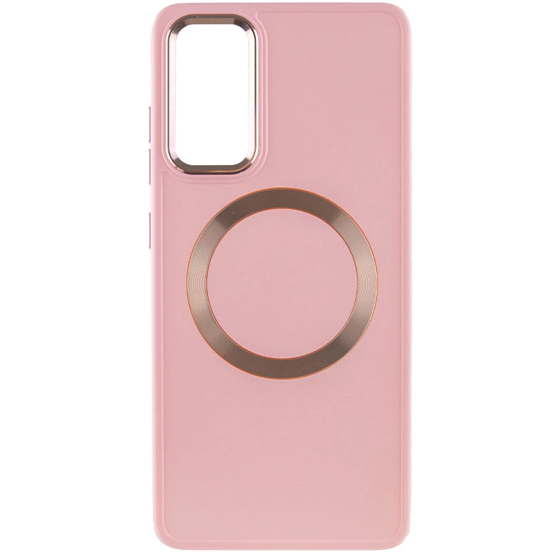 TPU чохол Bonbon з металевими кнопками та MagSafe на Samsung Galaxy S23 – Рожевий / Light Pink. Фото 5 з 9
