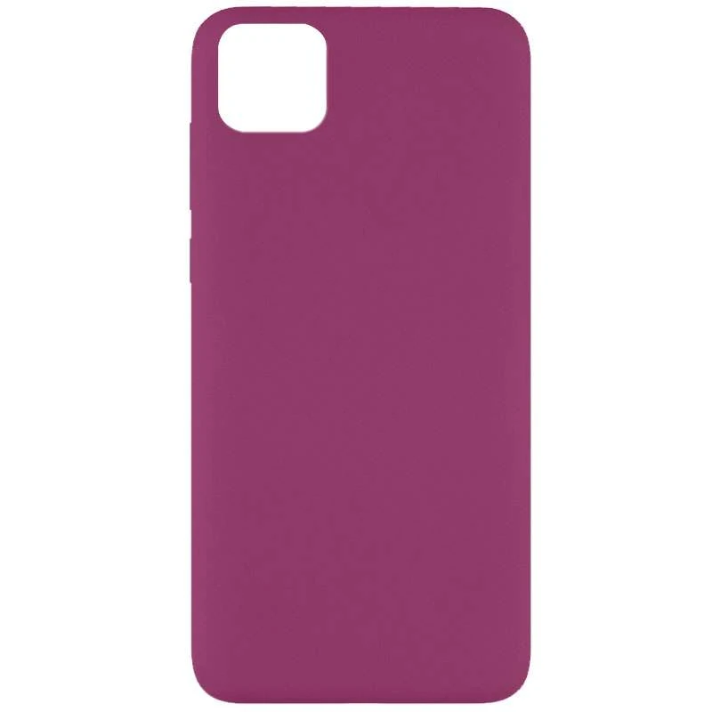 

Чохол Silicone Case без лого на Huawei Y5p (Бордовий / Marsala)