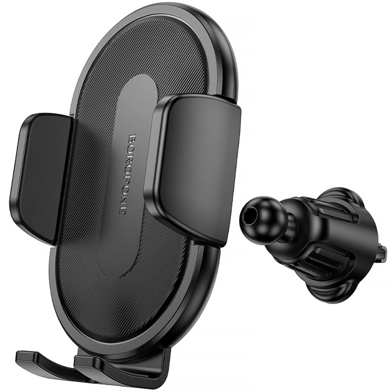 Автотримач Borofone BH133 Rio push-type (air outlet) – Black. Фото 4 з 6