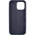 Чохол Silicone Case з закритим низом на Apple iPhone 14 Pro (6.1") – Темно-синій / Midnight blue. Фото 6 з 8