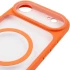 Чохол TPU GETMAN Moon Clear with MagSafe для Apple iPhone 17 Air (6.5") – Orange. Фото 5 з 6
