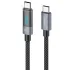 Дата кабель Amaya 50CC Type-C to Type-C 100W (1.5m) – Black. Фото 1 з 2