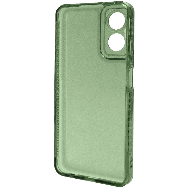 Силиконовый чехол с узором на Oppo A17 – Зеленый. Фото 3 из 10