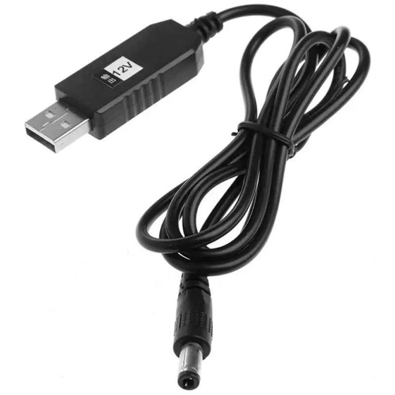 

Кабель для живлення роутера/модему USB-DC 12V (з перетворювачем)