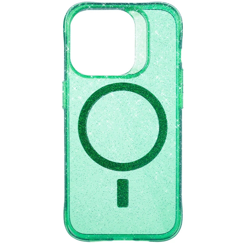 Зоряний чохол з MagSafe на Apple iPhone 13 Pro Max (6.7") – Green. Фото 5 з 12