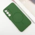 Чохол Silicone Cover Lakshmi Full Camera (AA) with Magnetic Fit для Samsung Galaxy S25 Edge – Зелений / Dark green. Фото 3 з 7