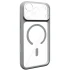 Чохол TPU+PC GETMAN Moon Clear with MagSafe для Apple iPhone 17 (6.3") – Grey. Фото 3 з 7