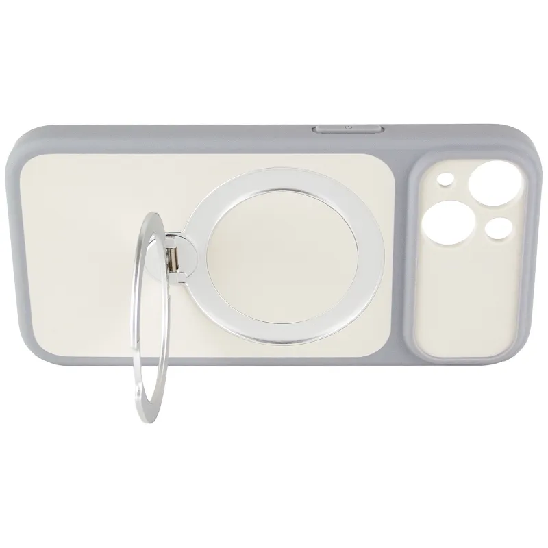 Чехол Ummi Full Camera with Magnetic Fit HQ Ring для Apple iPhone 15 (6.1") – Grey. Фото 6 из 8