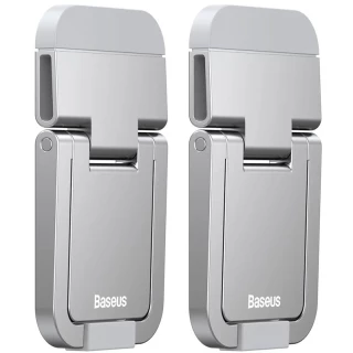 Підставка для ноутбуку Baseus Slim Laptop Kickstand (2шт) (LUZC00001) — silver