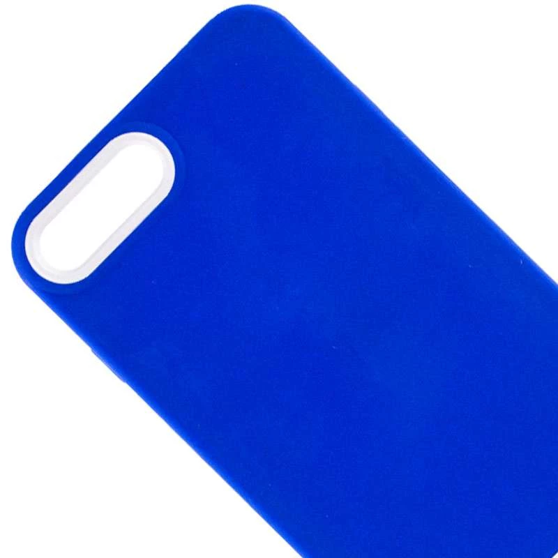 Двухцветный чехол Bichromatic для Apple iPhone 7 plus / 8 plus – Navy Blue / White. Фото 3 из 5