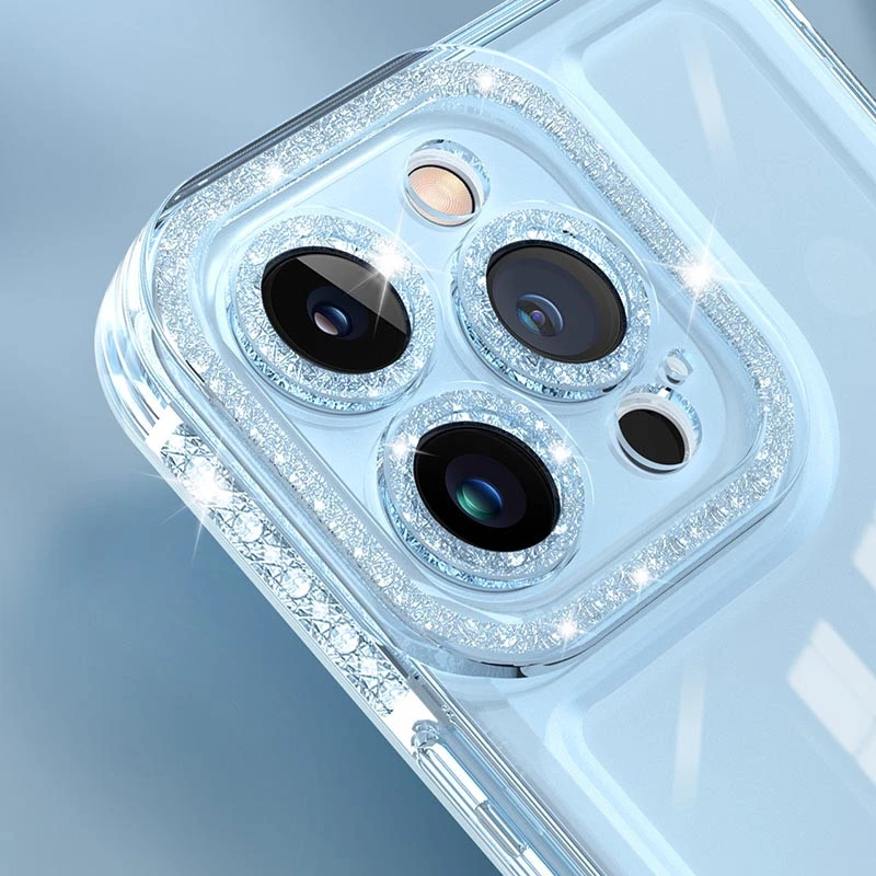 Силіконовий чохол з візерунком на Apple iPhone 12 Pro Max (6.7") – Блакитний. Фото 4 з 4