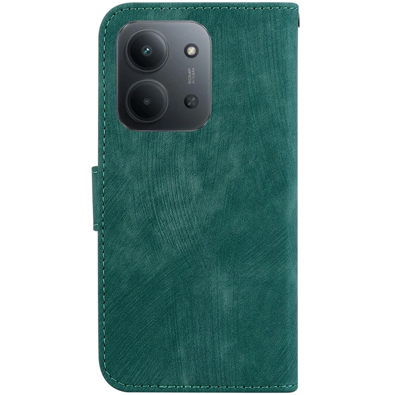 Шкіряний чохол-книжка Cute Tiger для Xiaomi Redmi 15C (EU) – Green. Фото 3 з 5