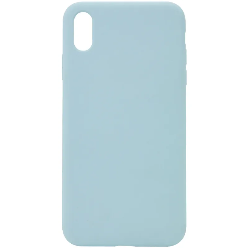 Чохол Silk Full Protective (AA) NO LOGO для Apple iPhone XS (5.8") – Бірюзовий / Turquoise. Фото 1 з 3