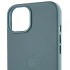Шкіряний чохол Silicone Case Soft з MagSafe на Apple iPhone 14 (6.1") – Pine green. Фото 6 з 8