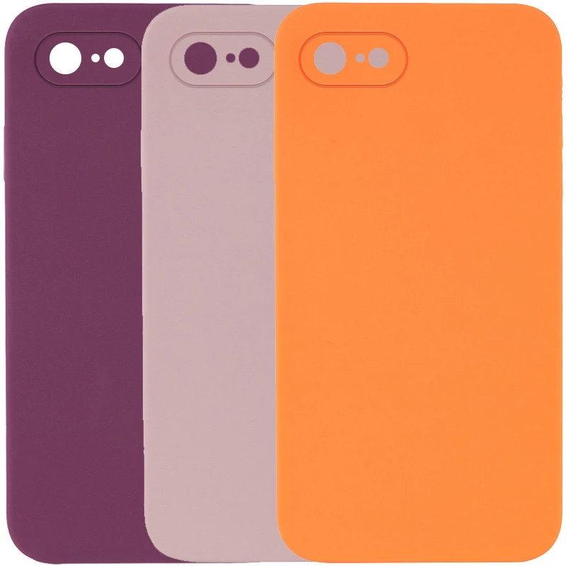 Чохол Silicone Case Square L з захистом камери на Apple iPhone 7 / 8 (4.7") фото 1 з 2