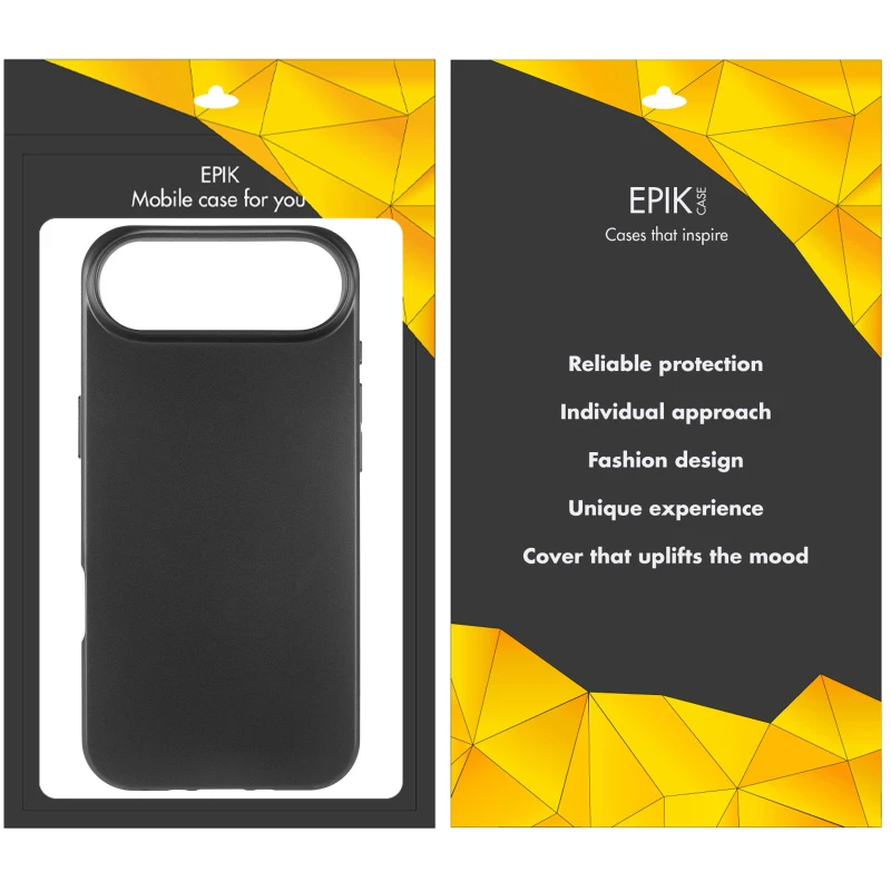 Чорний силіконовий чохол Epik на Apple iPhone 17 Air (6.5") – Чорний. Фото 7 з 7