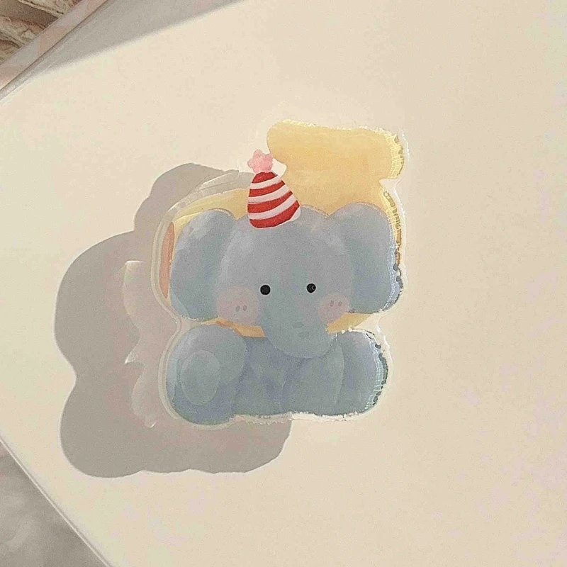 Тримач для телефону Popsocket Baby Animals – Little Blue Elephant. Фото 2 з 3