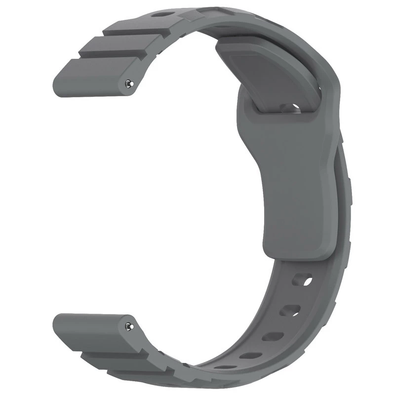 Силіконовий ремінець Defense для Smart Watch 20mm – Grey. Фото 3 з 3
