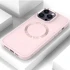 TPU чохол Bonbon з металевими кнопками та MagSafe на Apple iPhone 13 Pro (6.1") – Рожевий / Light Pink. Фото 2 з 2