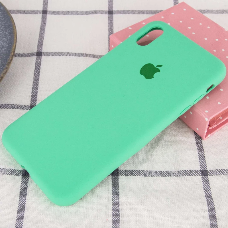 Чохол Silicone Case з закритим низом на Apple iPhone XR (6.1") – Зелений / Spearmint. Фото 2 з 3