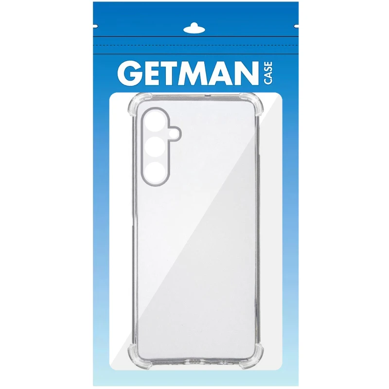 Ультратонкий силіконовий чохол GETMAN з критими бортами та камерою для Samsung Galaxy A57 5G – Безбарвний (прозорий). Фото 2 з 2