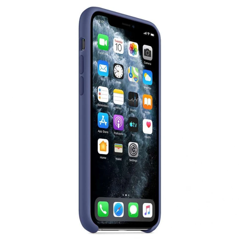 Чехол Silicone Case без лого для Apple iPhone 11 Pro (5.8") – Синий / Aqua Blue. Фото 3 из 3