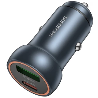 АЗП Borofone BZ32A Fresh PD30W+QC3.0 (1USB-A/1C) фото 1 з 3