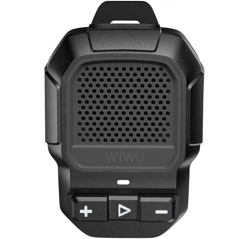Bluetooth Колонка WiWU SPK-001 Buddy Fun with Magnetic Clip – Black. Фото 4 з 5