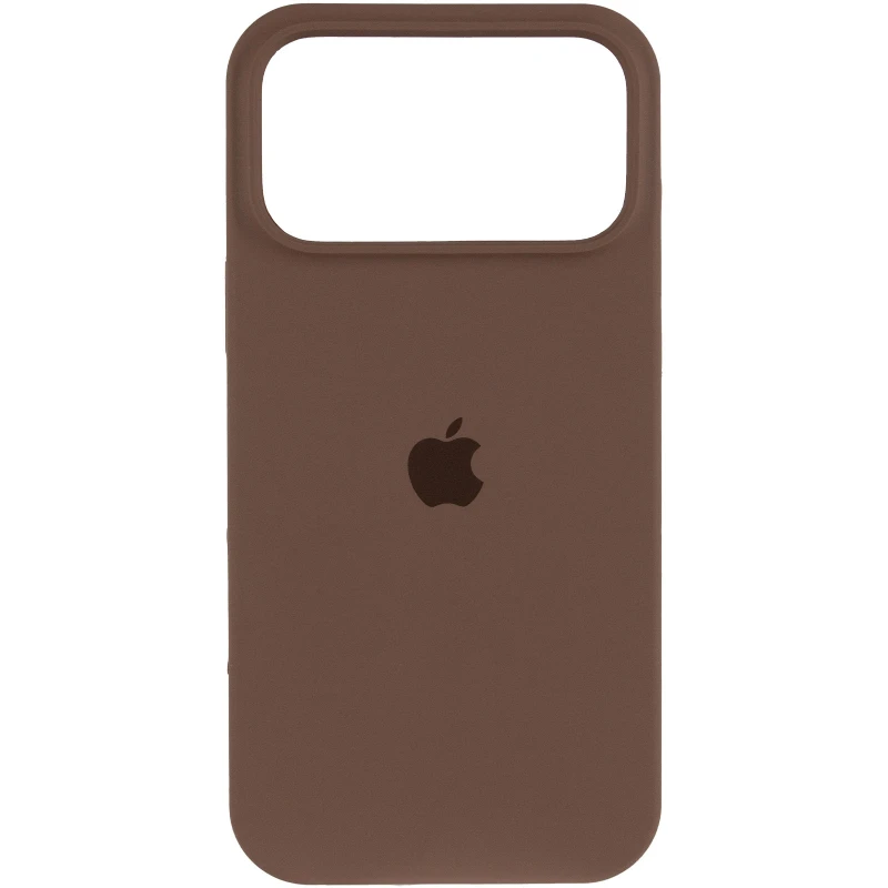 Чохол Silicone Case з закритим низом на Apple iPhone 17 Pro Max (6.9") – Коричневий / Brown. Фото 3 з 6