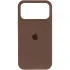 Чохол Silicone Case з закритим низом на Apple iPhone 17 Pro Max (6.9") – Коричневий / Brown. Фото 3 з 6
