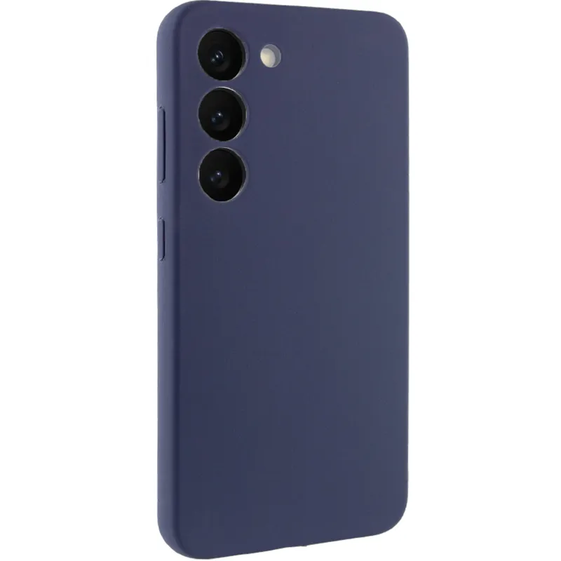 Чохол Silicone Case Lakshmi Premium із закритою камерою для Samsung Galaxy S23 – Темно-синій / Midnight blue. Фото 13 з 23