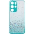 Чехол с блестками и защитой камеры для Samsung Galaxy S23 Ultra – Бирюзовый. Фото 2 из 11