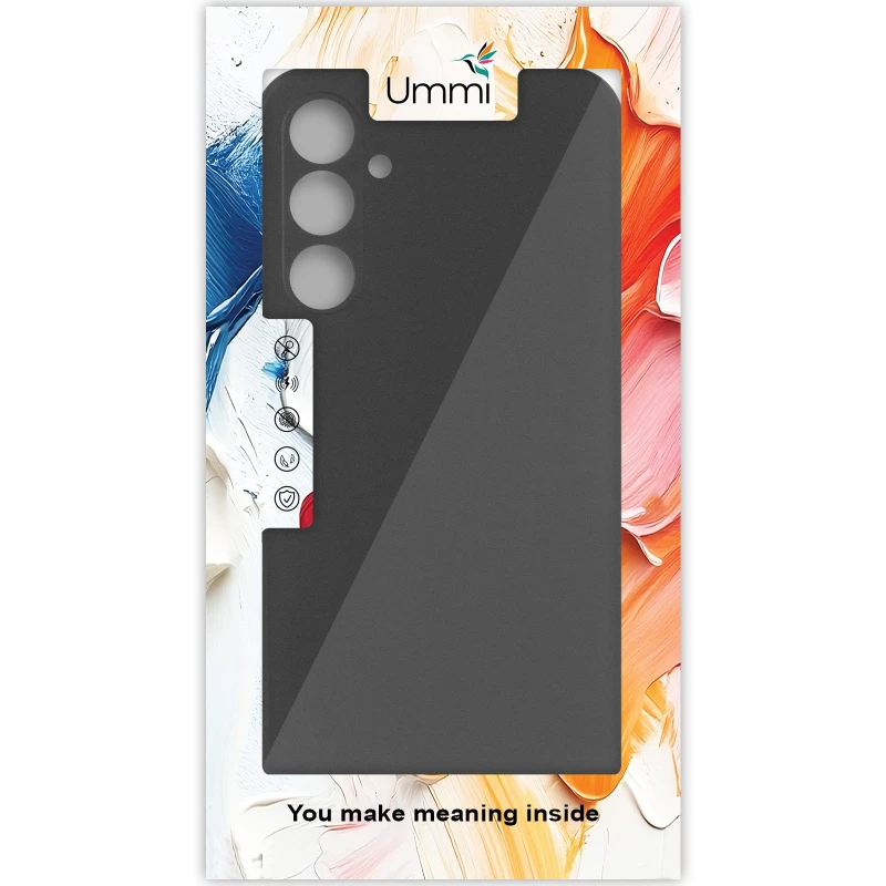 Чехол Silicone Cover Ummi Lakshmi Full Camera (AA) для Samsung Galaxy S25 FE – Черный / Black. Фото 3 из 3