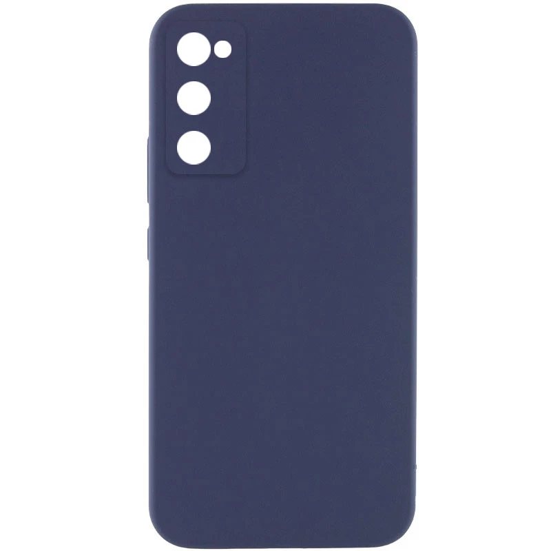 Чохол Silicone Case Lakshmi Premium з закритою камерою на Samsung Galaxy S20 FE – Темно-синій / Midnight blue. Фото 1 з 7