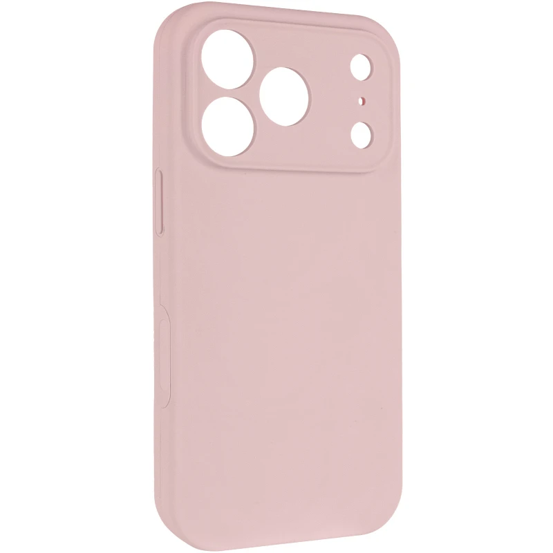 Чехол Silk Full Camera Protective (AA) NO LOGO для Apple iPhone 17 Pro (6.3") – Розовый / Chalk Pink. Фото 2 из 10