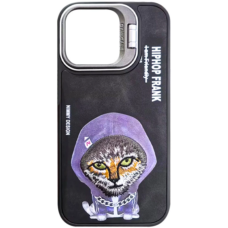 TPU+PC чохол з тваринами для Apple iPhone 15 Pro Max (6.7") – Black Cat. Фото 1 з 7