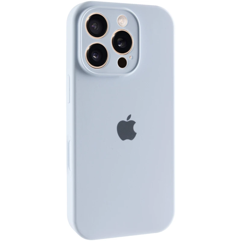 Чохол Silicone Case з захистом камери на Apple iPhone 16 Pro – Блакитний / Sweet Blue. Фото 2 з 6