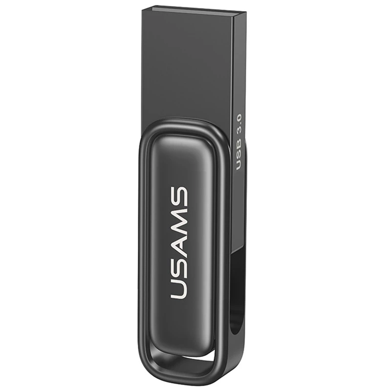 Флеш накопичувач USAMS US-ZB334 USB3.0 Zinc Alloy Rotating Flash Drive 256Gb – Tarnish. Фото 1 з 6