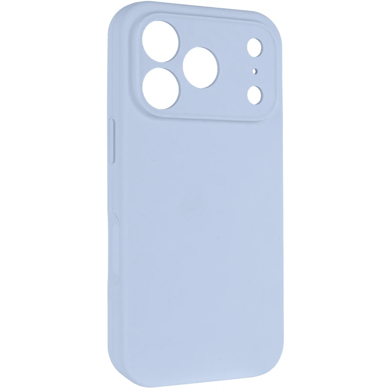 Чехол Silk Full Camera Protective (AA) NO LOGO для Apple iPhone 17 Pro (6.3") – Голубой / Lilac Blue. Фото 2 из 9