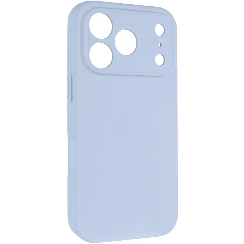 Чехол Silk Full Camera Protective (AA) NO LOGO для Apple iPhone 17 Pro Max (6.9") – Голубой / Lilac Blue. Фото 1 из 5