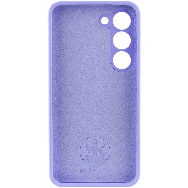 Чохол Silicone Case Lakshmi Premium із закритою камерою для Samsung Galaxy S21 FE – Бузковий / Dasheen. Фото 3 з 8