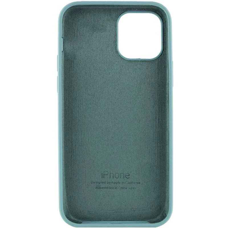 Чохол Silicone Case з закритим низом на Apple iPhone 11 (6.1") – Зелений / Light cactus. Фото 2 з 3